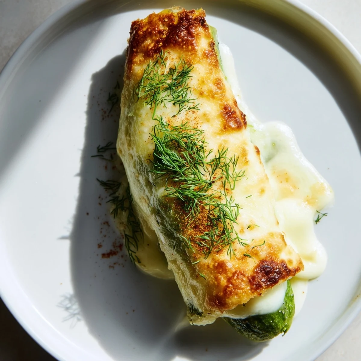 Melted Cheese Pickle Rolls