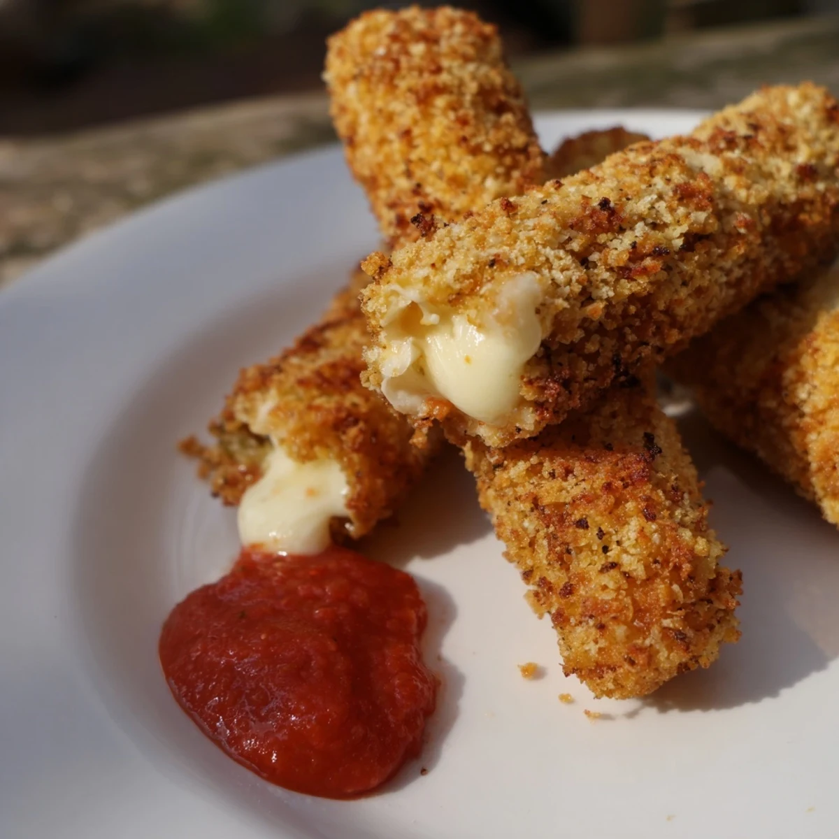 Air Fryer Mozzarella Sticks