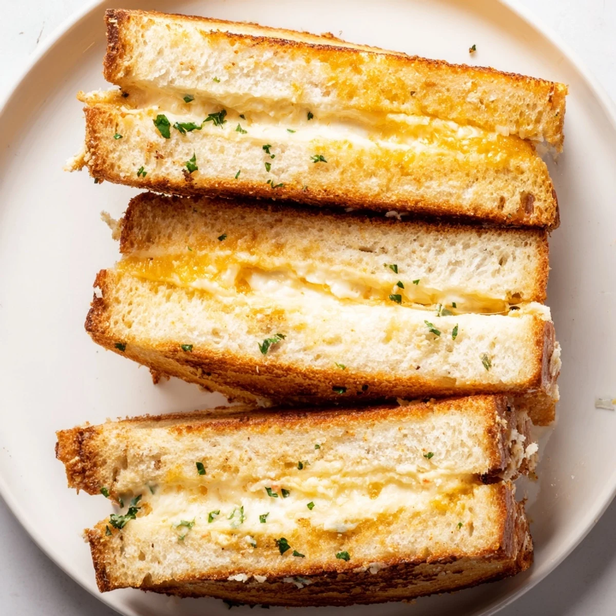 Garlic Butter Mayo Grilled Cheese