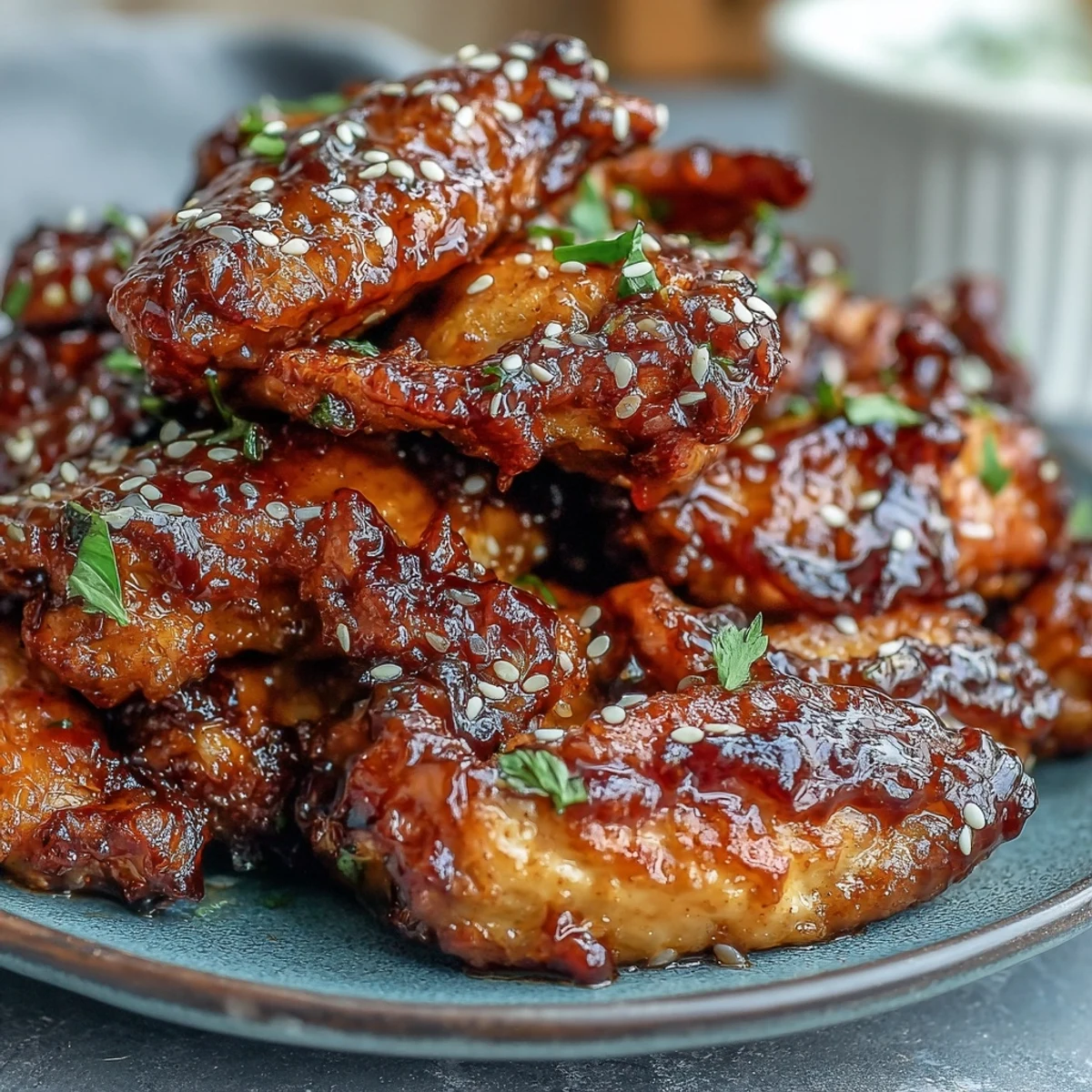 Fork-tender Coca Cola Chicken Wings simmered with garlic and ginger, ready to serve as a crowd-pleasing appetizer or main dish.