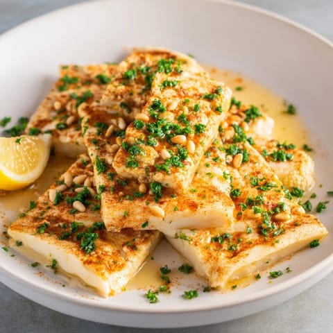 Roasted Cauliflower Tahini Drizzle