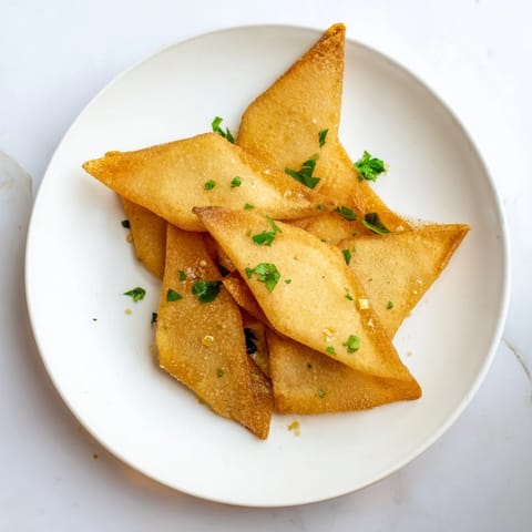 Crispy Garlic Lumpia Chips