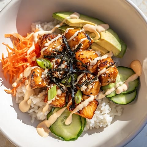Salmon Bites Flavorful Bowl