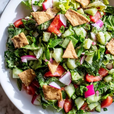 Lebanese Fattoush fresh greens