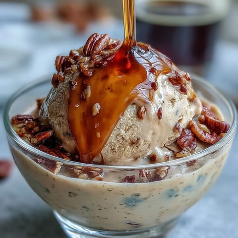 A scoop of premium vanilla ice cream meets robust roasted hojicha for a refreshing, dairy-friendly Hojicha Affogato dessert.