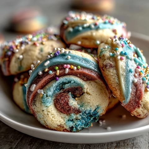 CRK-Inspired Pastel Swirl Cookies