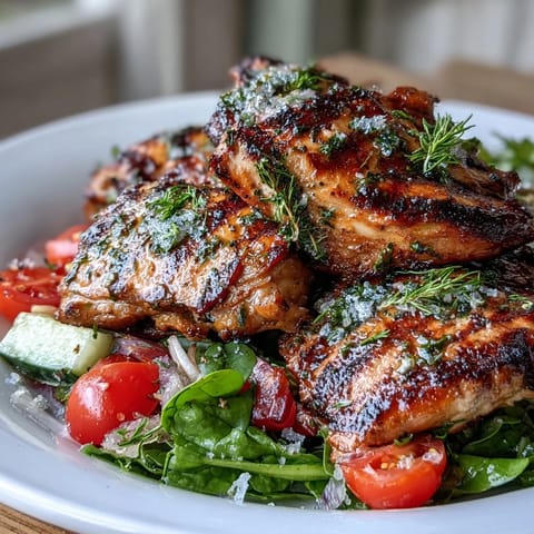 Lemon Vinaigrette Grilled Chicken