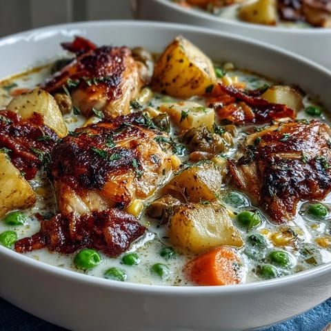 Slow Cooker Chicken Pot Pie