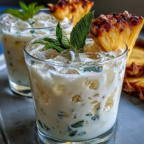 Pineapple Coconut Agua Fresca