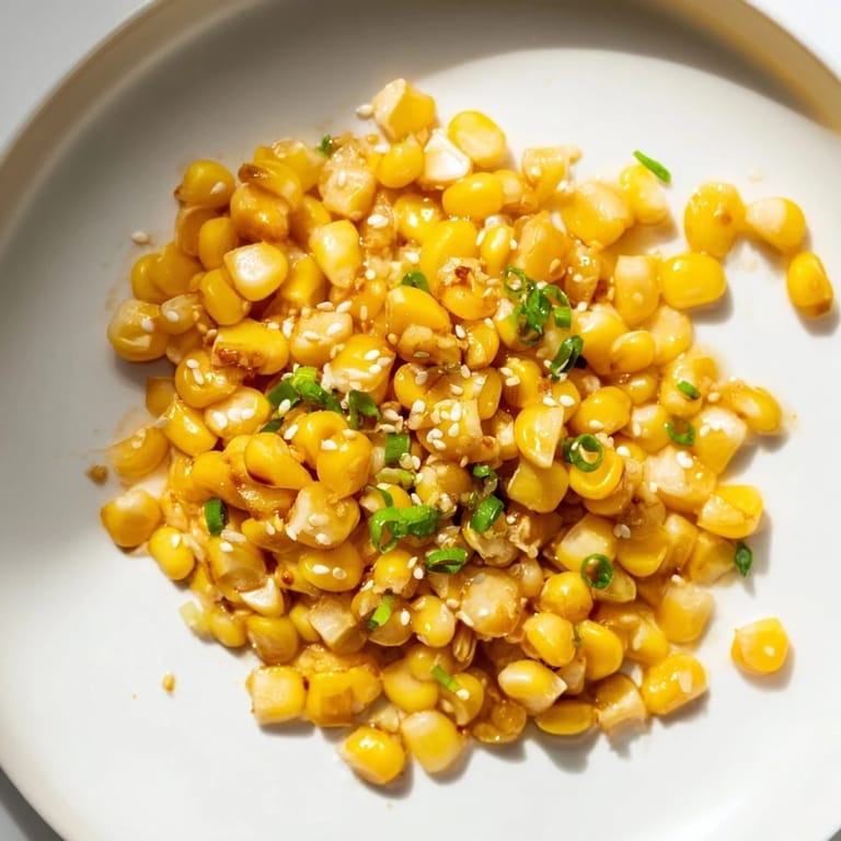 Steaming Japanese butter corn with vibrant yellow kernels, offering a sweet, savory, and umami flavor combination.