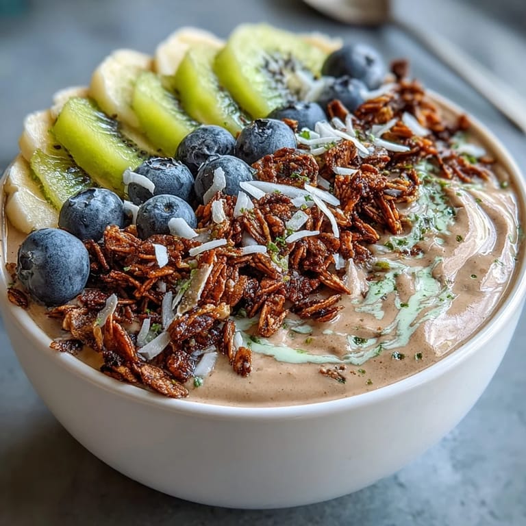 Served in a white bowl with a spoon for an easy, healthy, Japanese-inspired start.