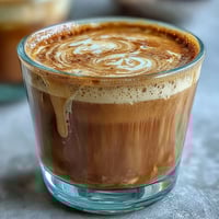 Steamed whole milk and toasty hojicha concentrate blend for a comforting Japanese fusion flat white.